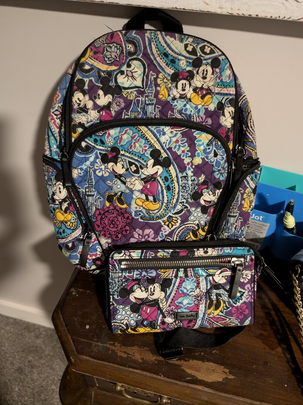 Disney Vera Bradley Mini Backpack and Wallet Set